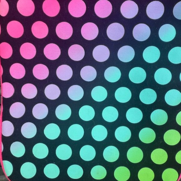 Justice Initial C Crossbody Purse Bag Polka Dots - Picture 4 of 6